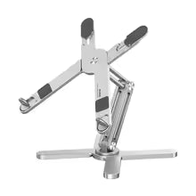 Foldable Laptop Stand 360 Rotation Notebook Table Aluminum Alloy Holder Portable Book Tablet Bracket with Heat Dissipation