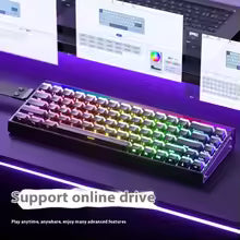 New AULA HERO 68HE Pro Ultra Gaming Magnetic Keyboard Wired RGB Hot Swap Esports Mechanical Keyboard Custom Computer Accessories