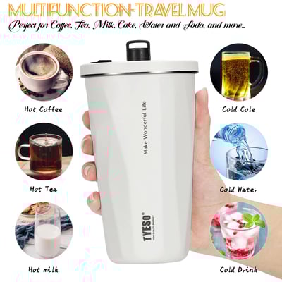 20oz/600ml Stainless Steel Iced Coffee Cup