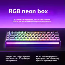 New AULA HERO 68HE Pro Ultra Gaming Magnetic Keyboard Wired RGB Hot Swap Esports Mechanical Keyboard Custom Computer Accessories