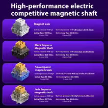 New AULA HERO 68HE Pro Ultra Gaming Magnetic Keyboard Wired RGB Hot Swap Esports Mechanical Keyboard Custom Computer Accessories