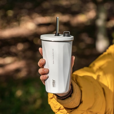 20oz/600ml Stainless Steel Iced Coffee Cup